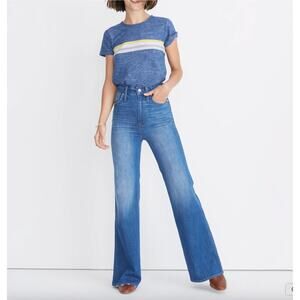 Madewell Blue Flare & Wide Leg Jeans